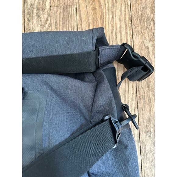 Adidas Wanderlust Team Bag Roll Down Tote Bag Dark Grey Weekend Bag - Picture 9 of 10